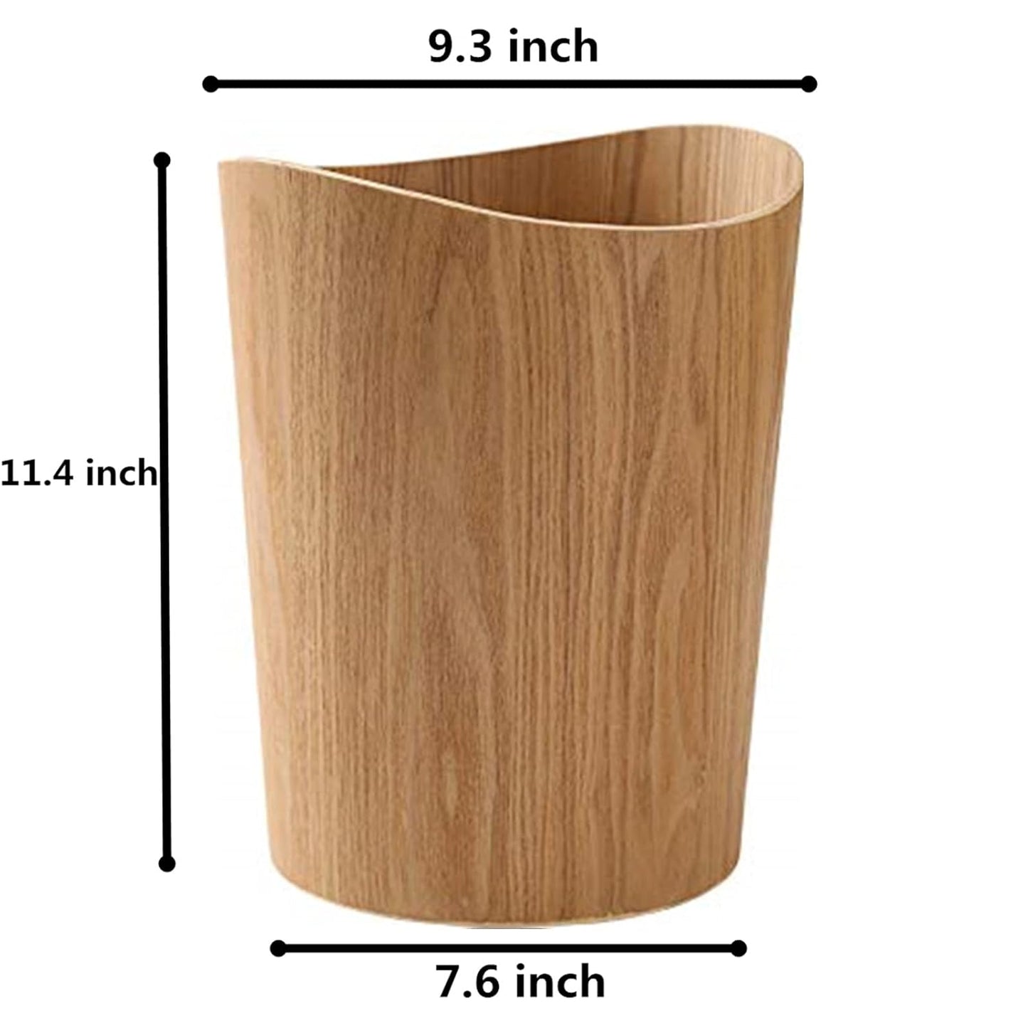 Minimal Wood Waste Bin