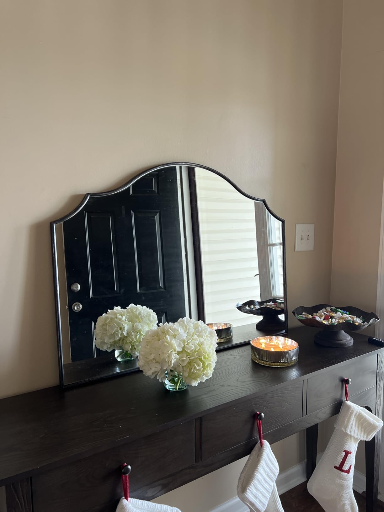 Soft Arch Gold Mirror