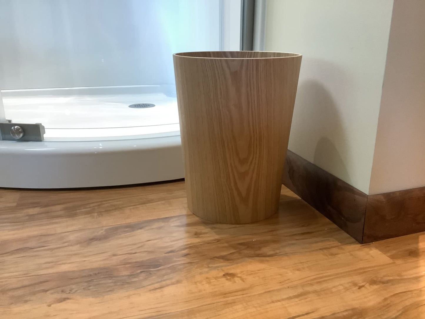 Minimal Wood Waste Bin